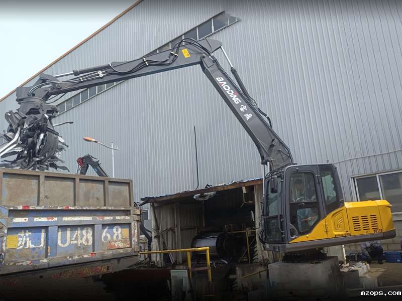 mzops固定式电动抓，高效抓取铁片