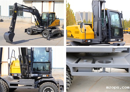 mzops105轮式挖掘机结构件坚固