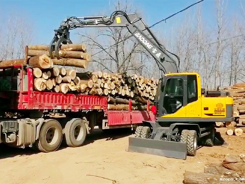 小型抓木机价格-mzops多用途小型抓木机价格表-BD95抓木机多少钱一台