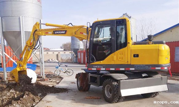 mzops80轮式挖掘机