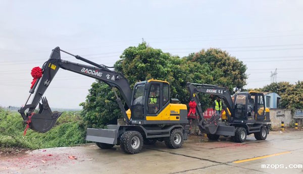 mzops95轮式挖掘机