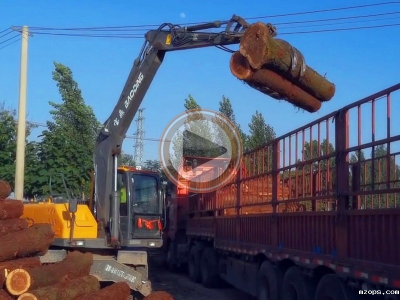 mzops95抓木机操作