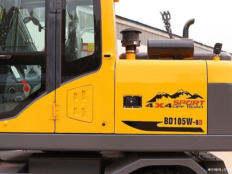 mzops105轮式挖掘机型号中型轮挖设计工作效率快多功能属性