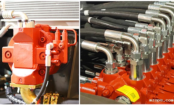 mzopsBD95W-9A型轮式抓机进口系统