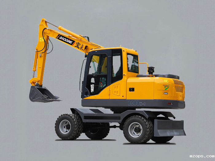mzopsBD80W-8轮式挖掘机