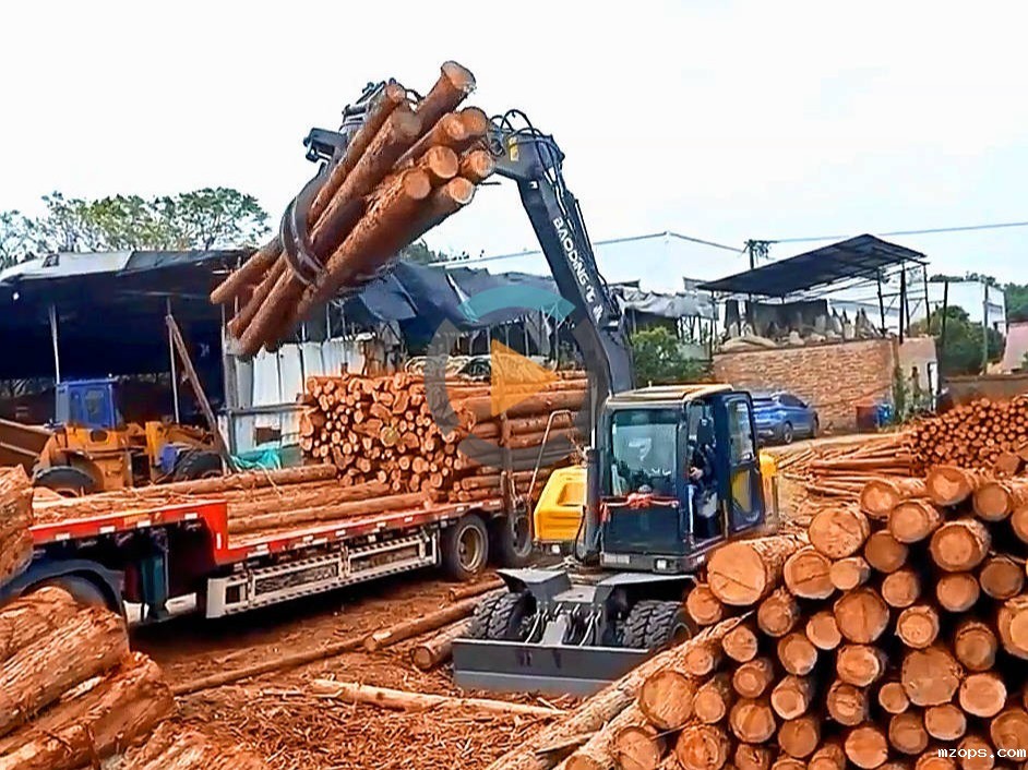 mzops抓木机视频