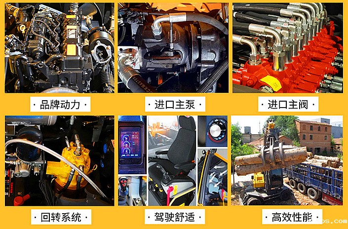 mzopsBD95轮式抓木机细节图