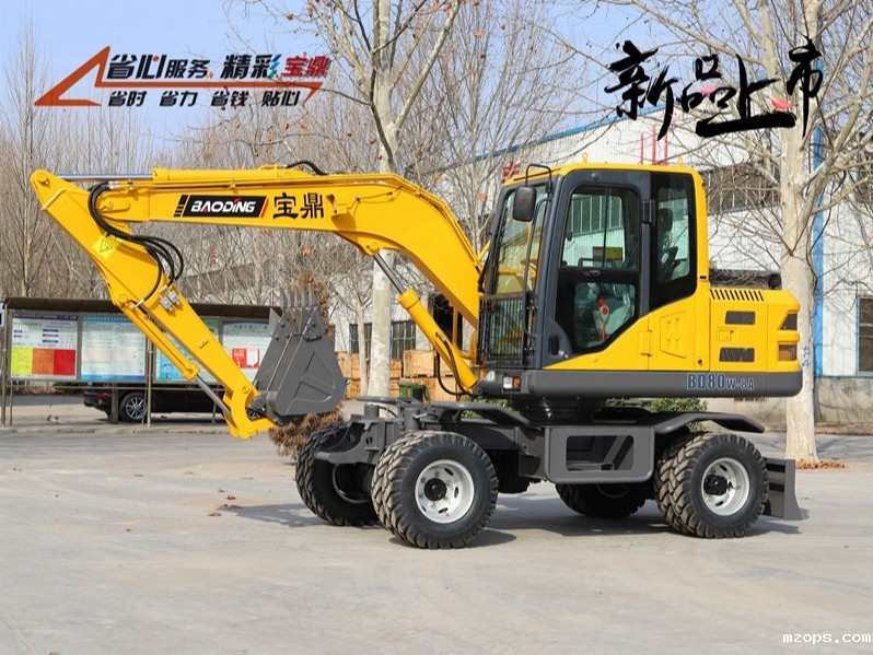 小型轮式挖掘机多少钱？-mzops轮式小挖掘机价格