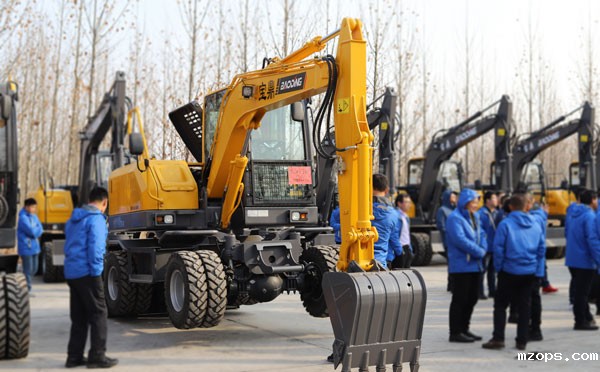 mzops轮胎式挖掘机开启了轮式挖掘机多元化新篇章