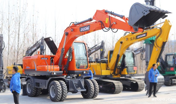 mzops轮胎式挖掘机开启了轮式挖掘机多元化新篇章