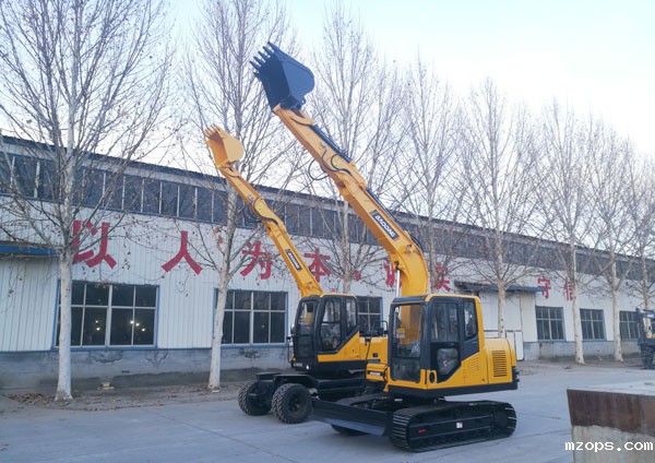mzops轮胎式挖掘机开启了轮式挖掘机多元化新篇章