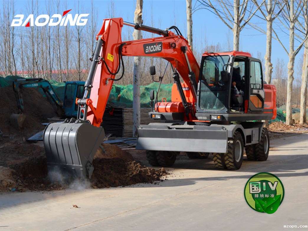 mzops新款轮式挖掘机抓木机产品预告——国四机型调试上市