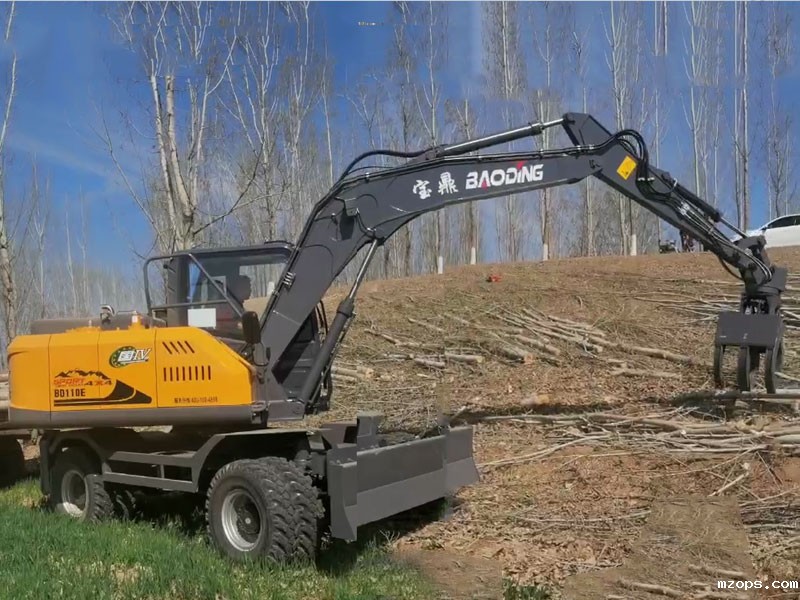 mzops110E抓木机助力木材产业升级