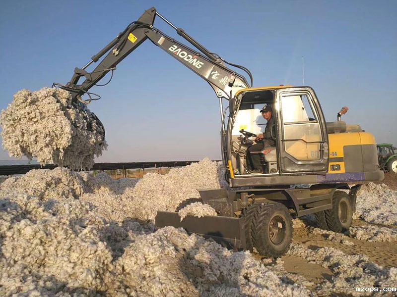 mzops抓木机抓棉花