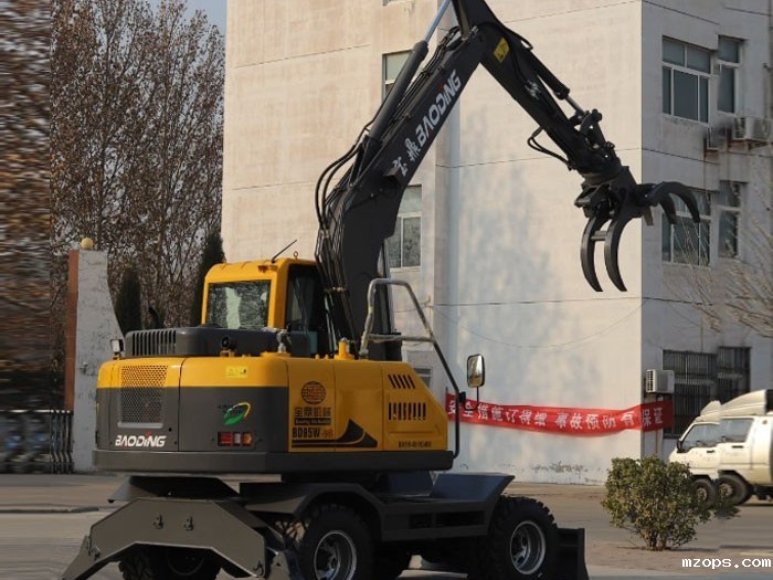 轮式抓木机上坡无力，抓子抓举无力的原因是什么