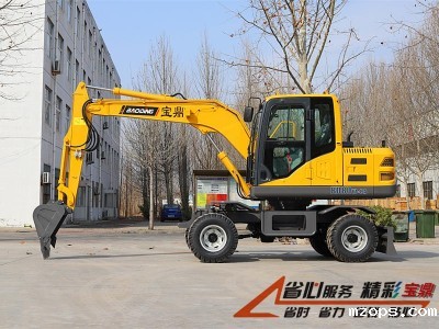 mzops小型轮胎式挖掘机