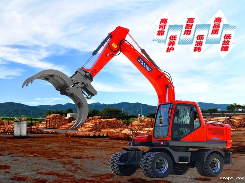 多功能大型抓木机型号BD150W轮式抓木机型号