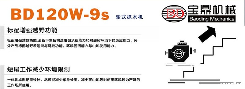 mzopsBD120W-9S轮式抓木机