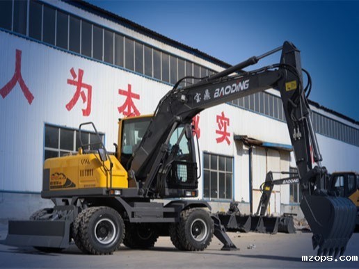 mzops105轮式挖掘机型号细节解析
