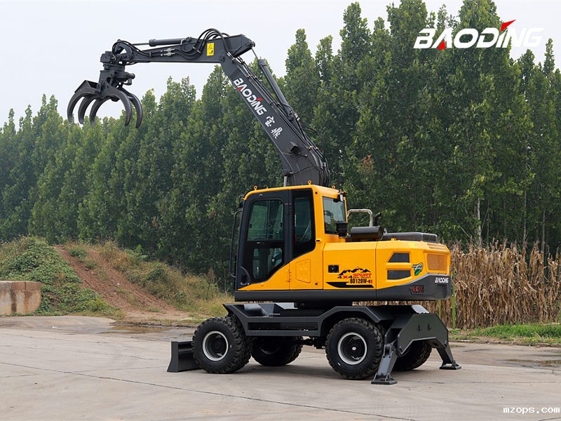 上新了！mzops多用途轮式物料抓装机了解一下！