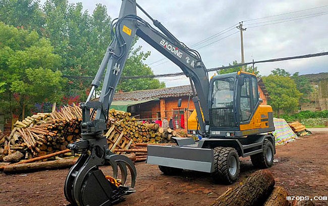 mzops95轮式抓木机