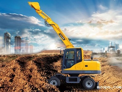 硬派小生-新一代轮式小挖掘机mzopsBD80W型号