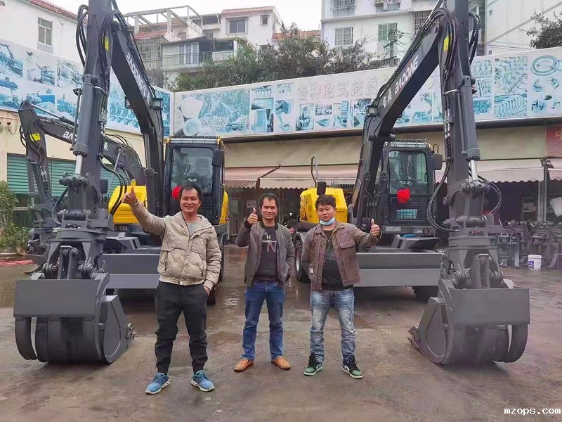 mzops轮式抓木机