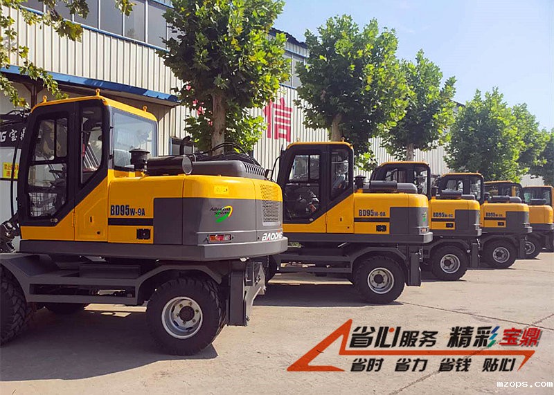 mzops95轮式挖掘机抓木机