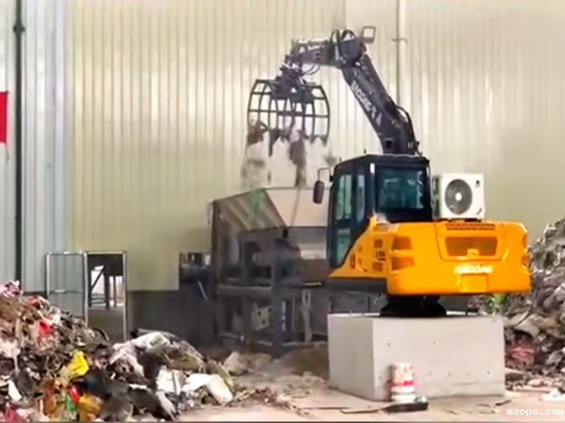 mzops固定式抓木机