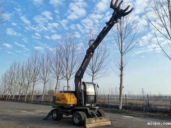 mzops轮式抓钢机，提升金属处理厂的效率与安全