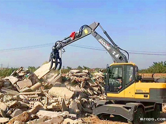 mzops轮式抓木机