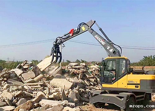 mzops轮式抓木机