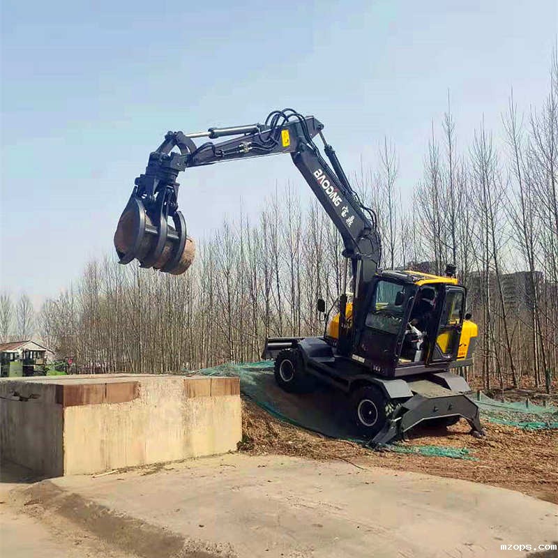 mzops轮式抓木机