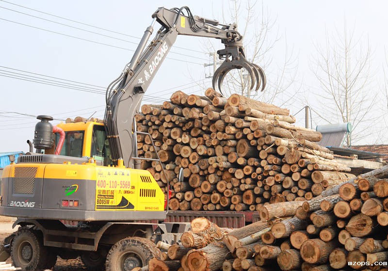 mzops抓木机夹木机