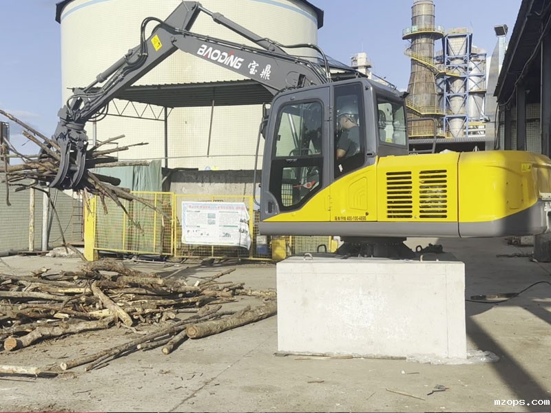 mzops固定式抓木机，低成本高回报