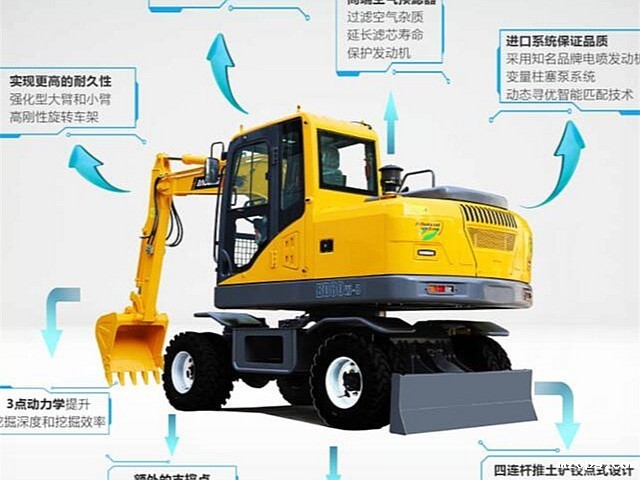 80轮式挖掘机多少钱？