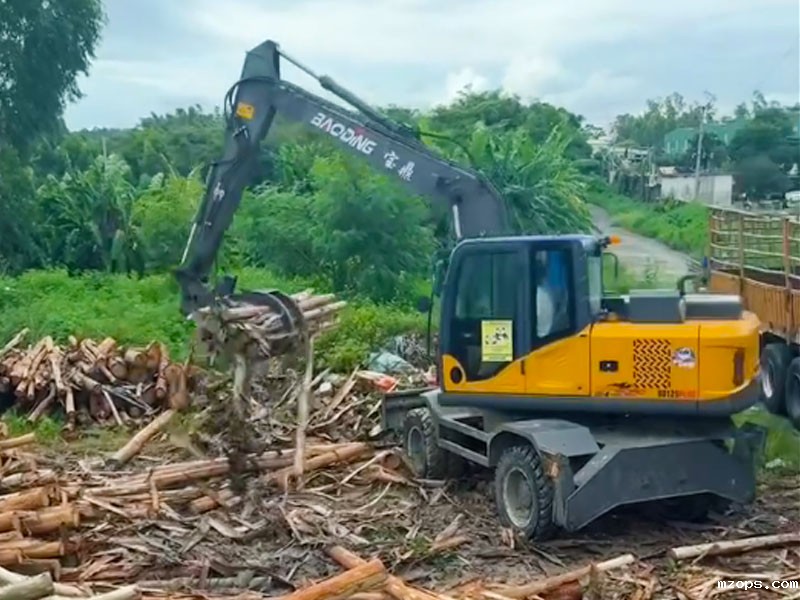 专业级性能：mzopsBD125PLUS抓木机物料装卸专家