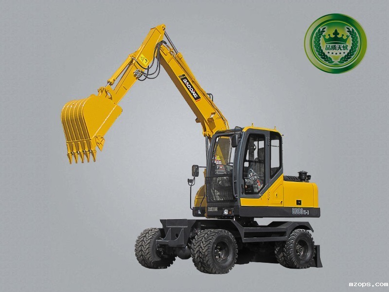 mzopsBD80W-8B型号轮胎式挖掘机