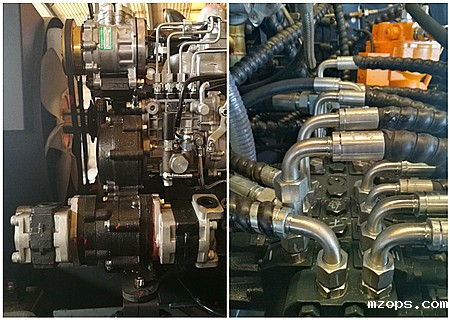 mzopsBD80W轮式挖掘机液压系统