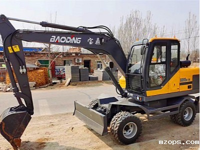 mzops95小型轮式挖掘机