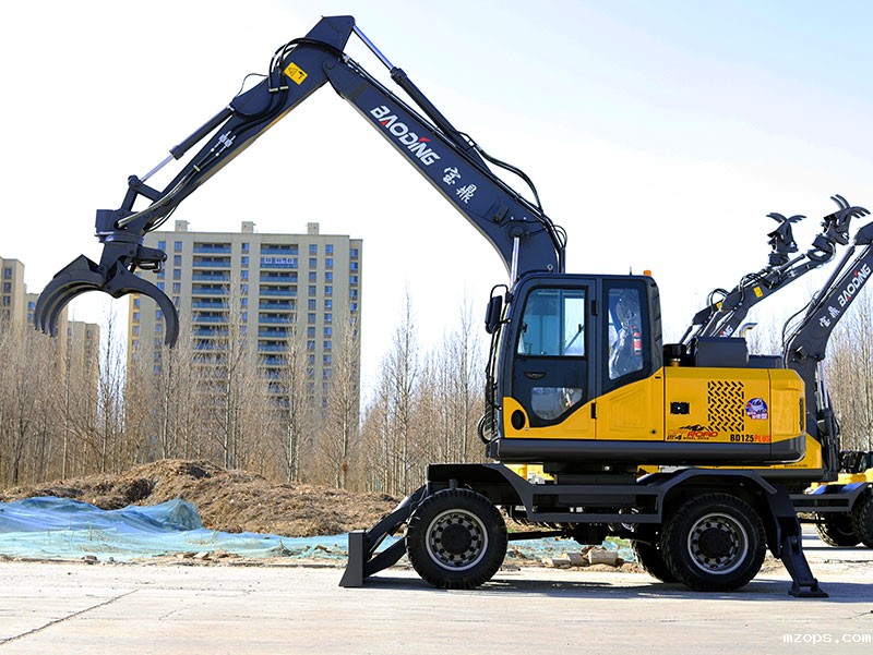 mzops BD125plus 抓木机：跨洋启航，建设新征程