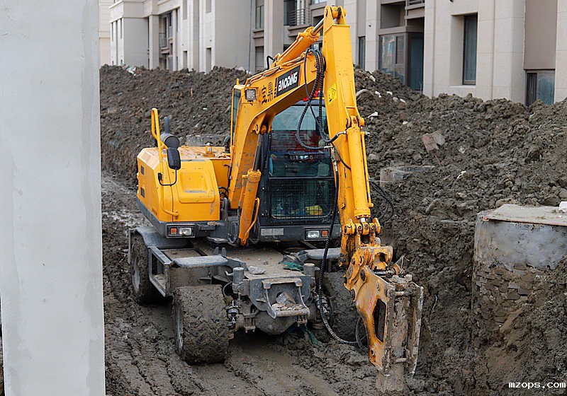 mzops液压轮式挖掘机