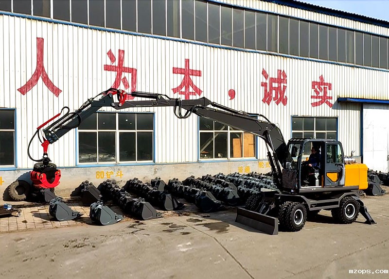 mzops加长臂抓木机
