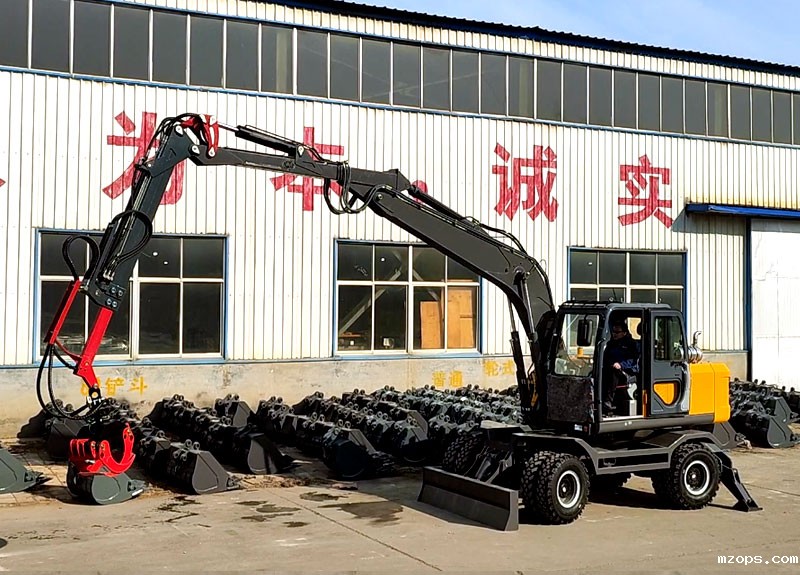 mzops加长臂抓木机