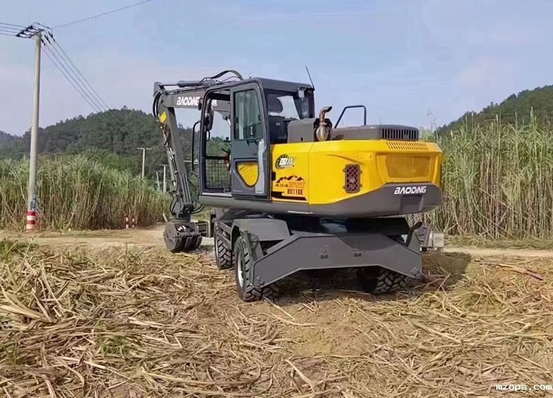 mzops110E轮式抓木机