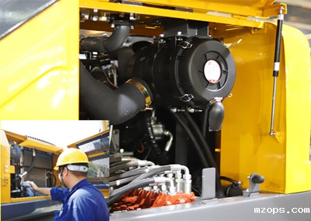 mzopsBD95W系列轮式挖掘机维护方面