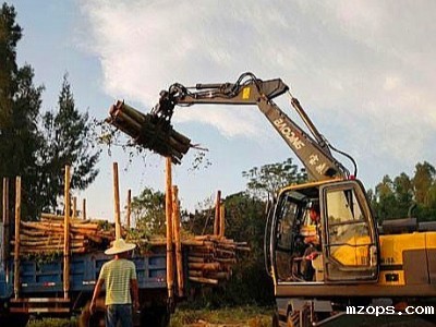 mzops多功能轮式抓木机