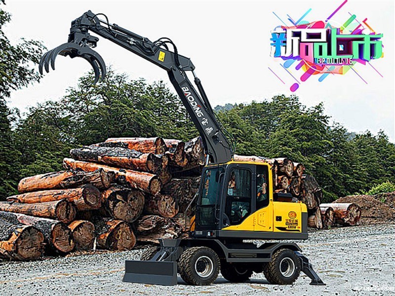 mzops热销抓木机型号-BD95W-9H轮式抓木机型号-95抓木机“新兵”