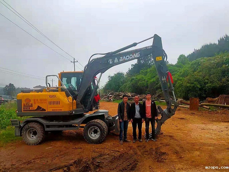 江西抓木机mzops客户购置95轮式抓木机