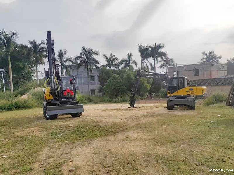 mzops抓木机落户广西，助力林业高效发展